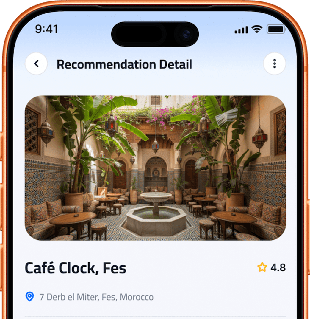 Getly AI recommending a trip